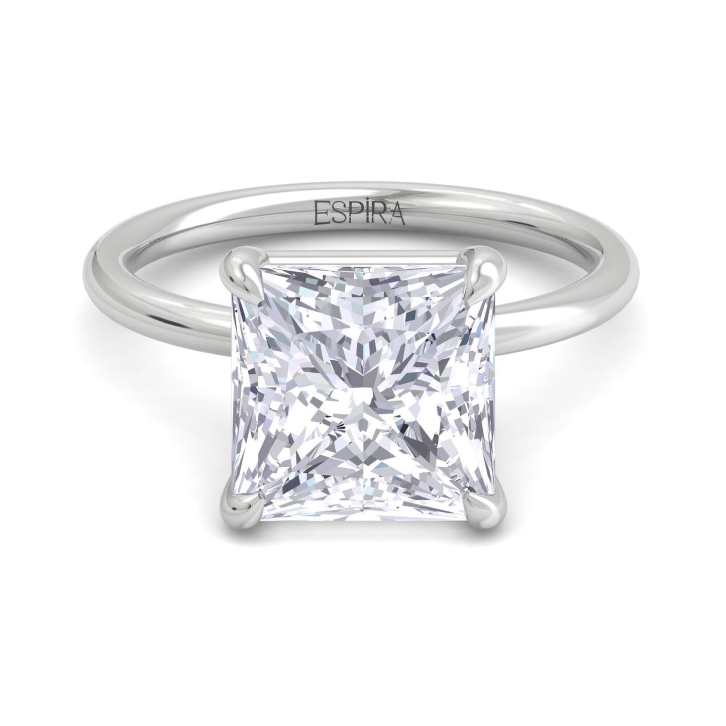 bague liberty en diamant princesse 4 carats