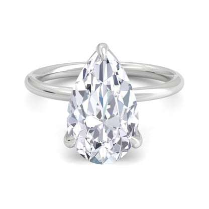 Bague Liberty en diamant poire 4 carats