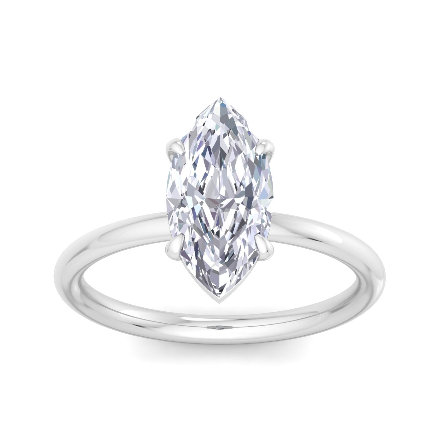 bague liberty avec diamant marquise de 2 carats