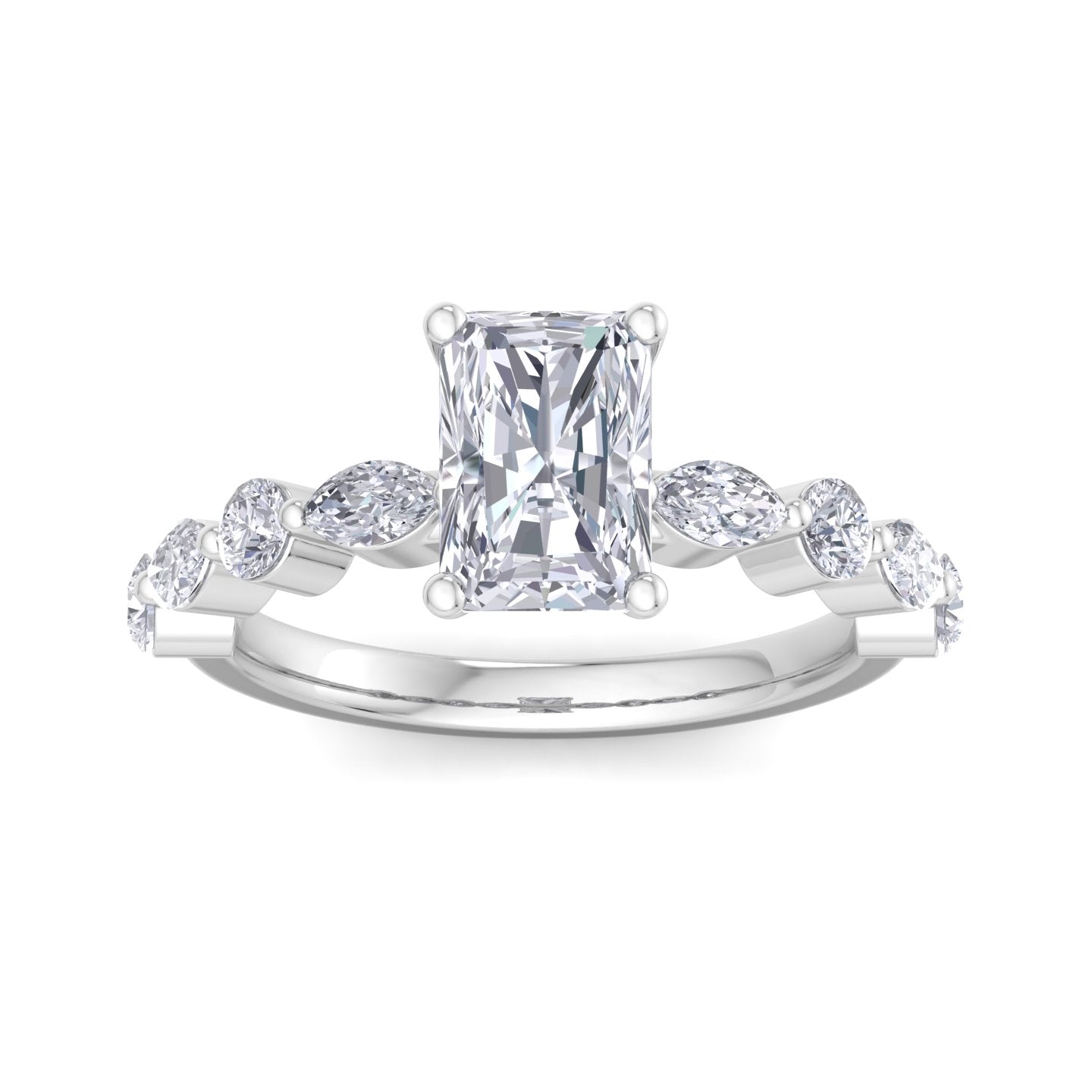 florence radiant diamond ring