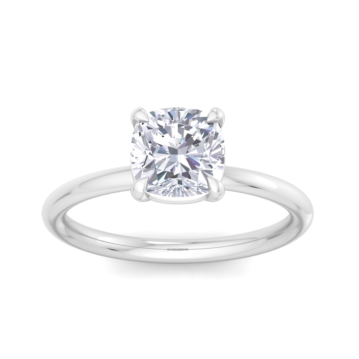 bague liberty avec diamant coussin de 2 carats