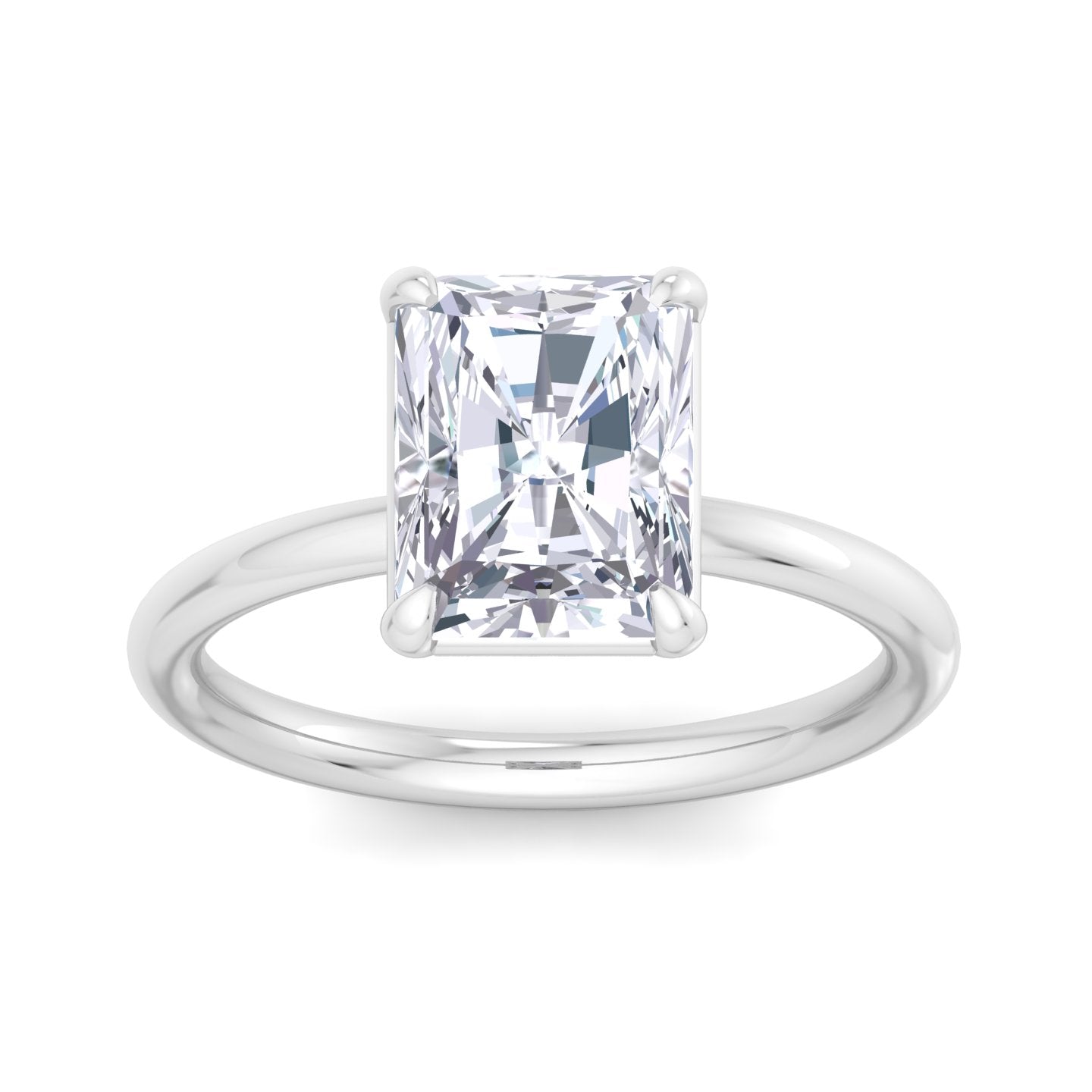 bague liberty avec diamant radiant de 3 carats