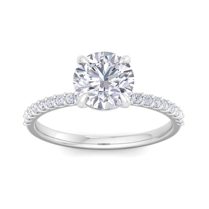 Bague en diamant rond Sundara 