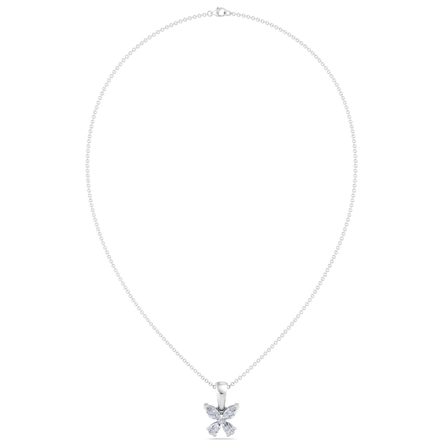 butterfly bloom diamond pendant (chain sold separately)