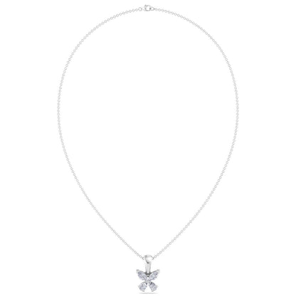 Butterfly Bloom Diamond Pendant (Chain Sold Separately)