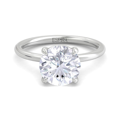 Bague Liberty en diamant rond de 3 carats