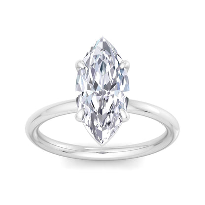Bague Liberty en diamant marquise de 3 carats