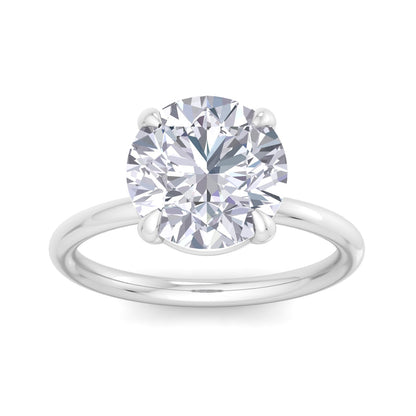 Bague Liberty en diamant rond de 4 carats