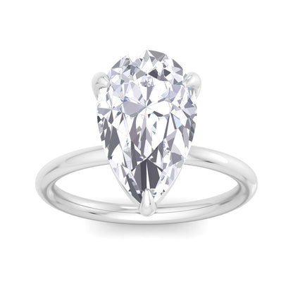 Bague Liberty en diamant poire 4 carats