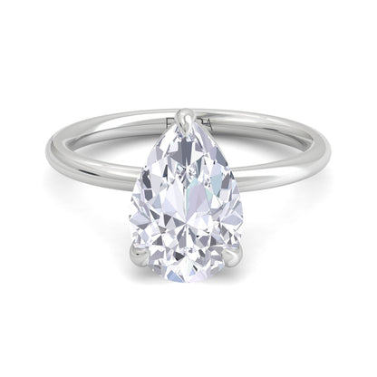 Bague Liberty en diamant poire de 3 carats