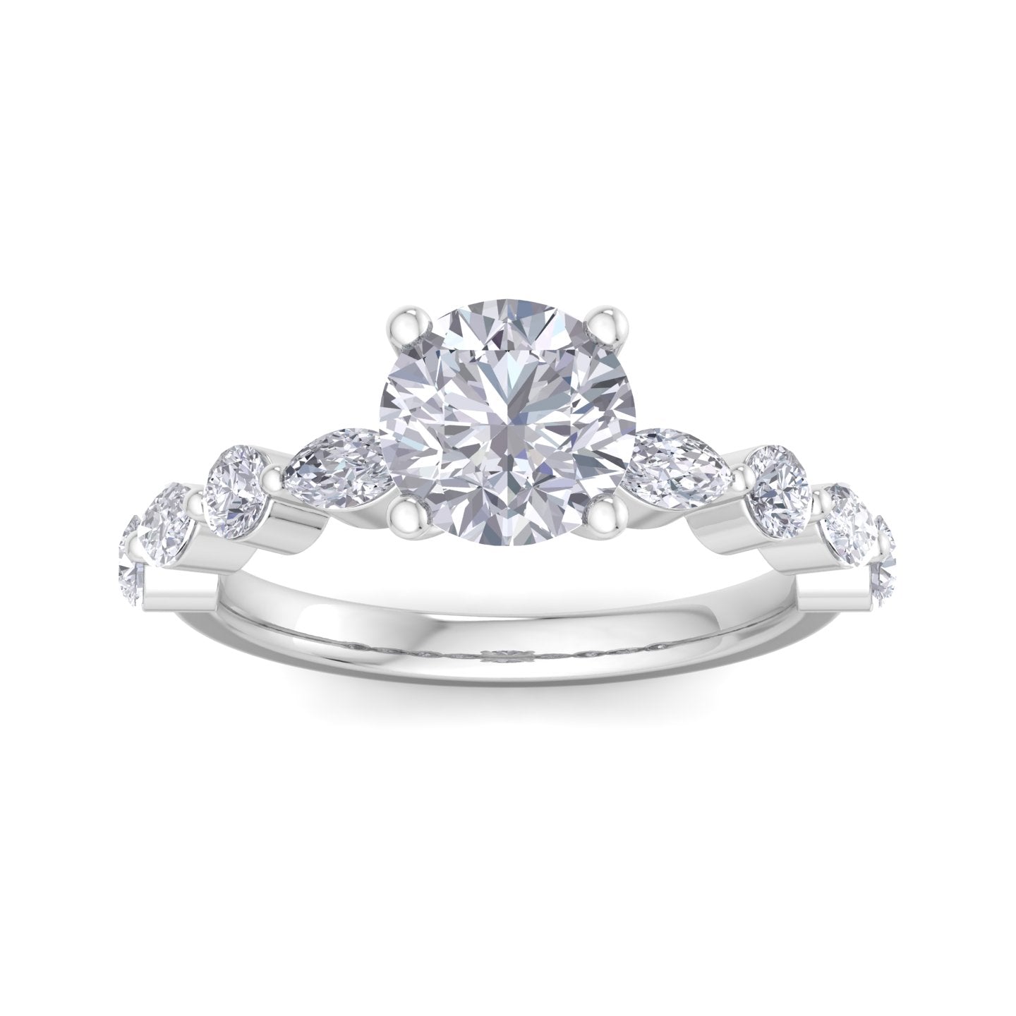 florence round diamond ring