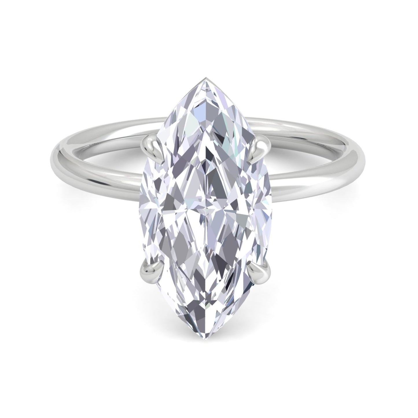 bague liberty en diamant marquise de 4 carats