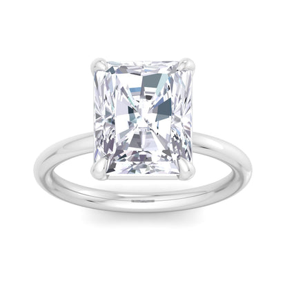 Bague Liberty avec diamant radiant de 4 carats