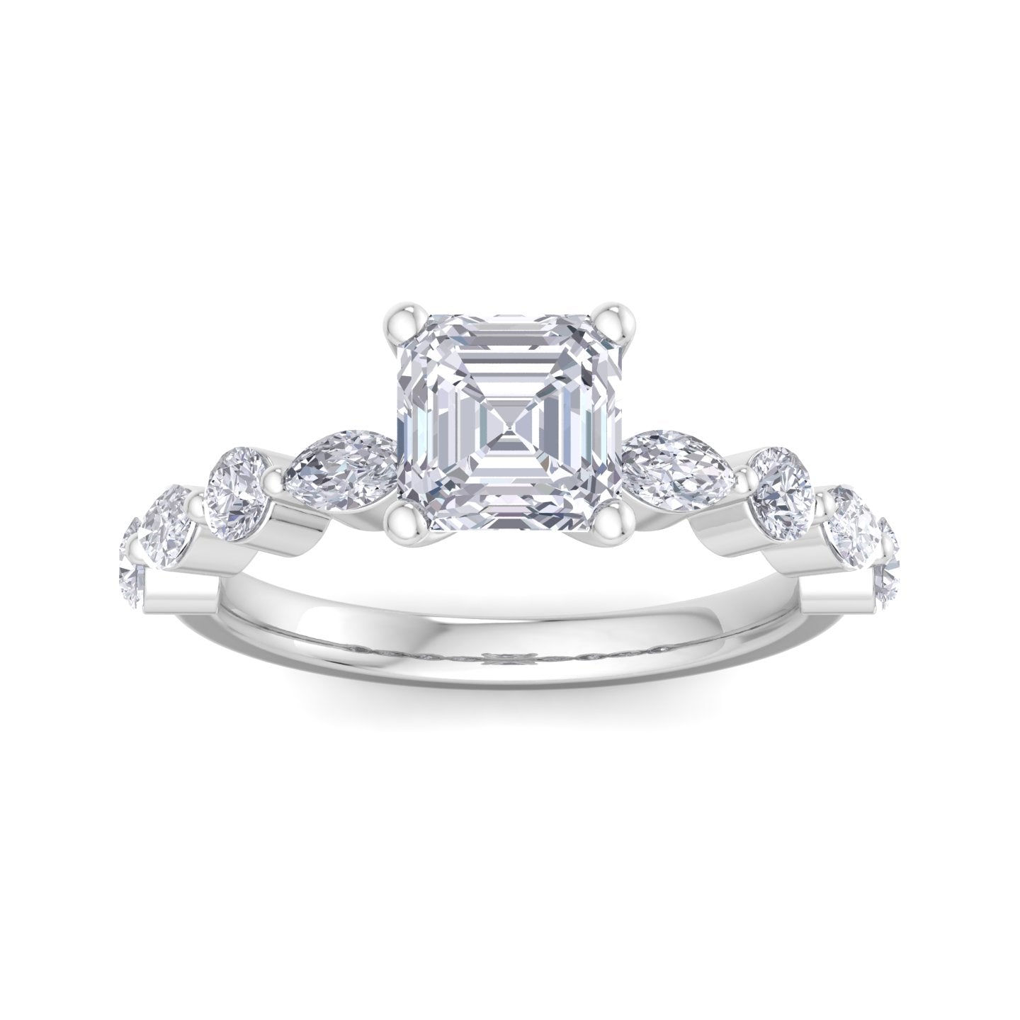 florence asscher diamond ring
