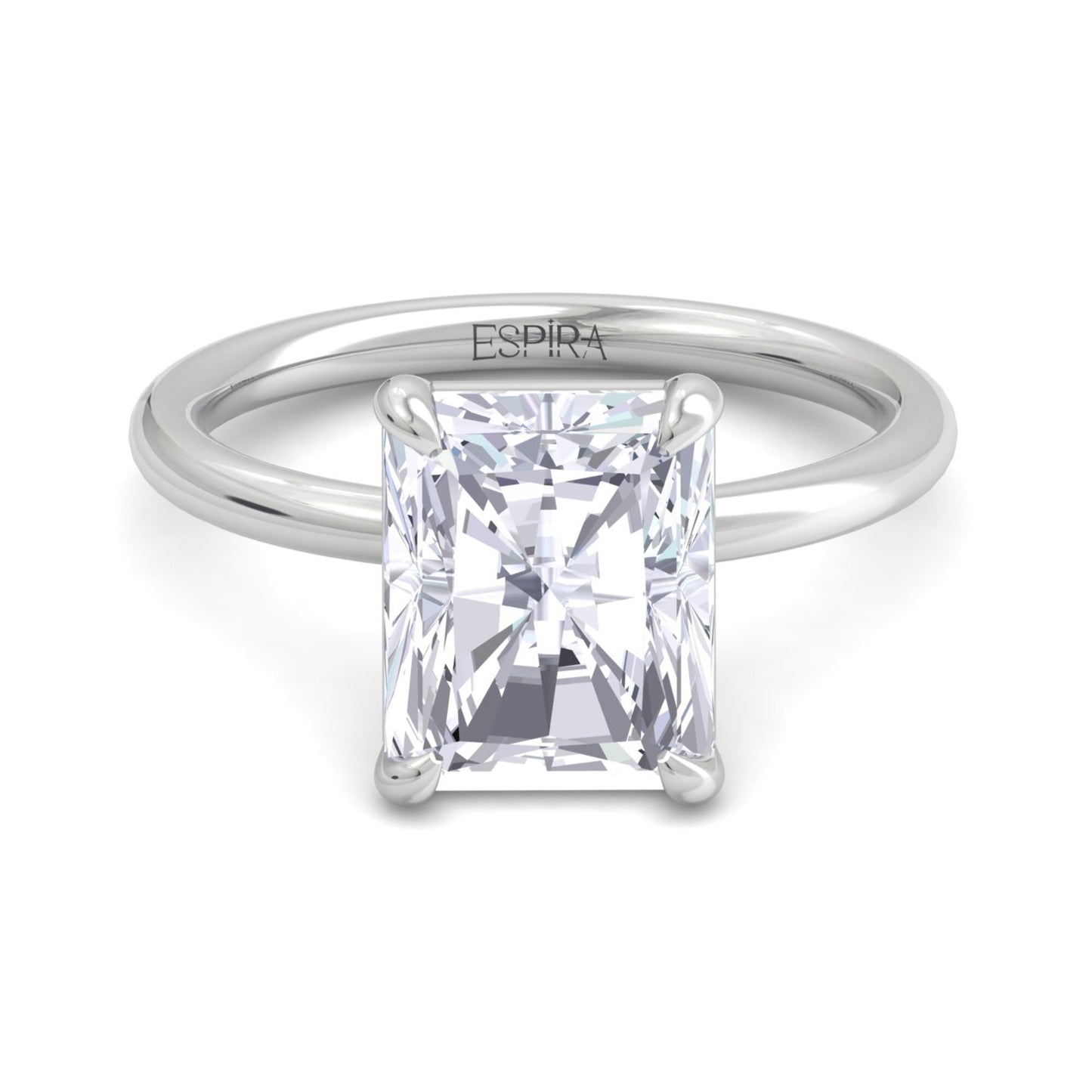 liberty 4 carat radiant diamond ring