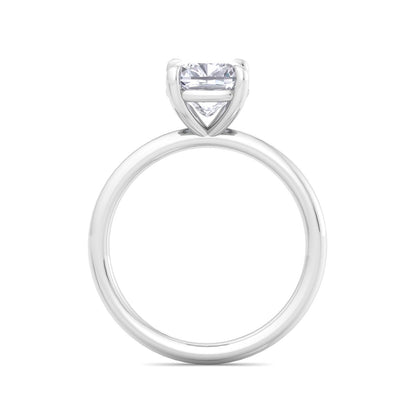 Bague Liberty avec diamant coussin de 2 carats