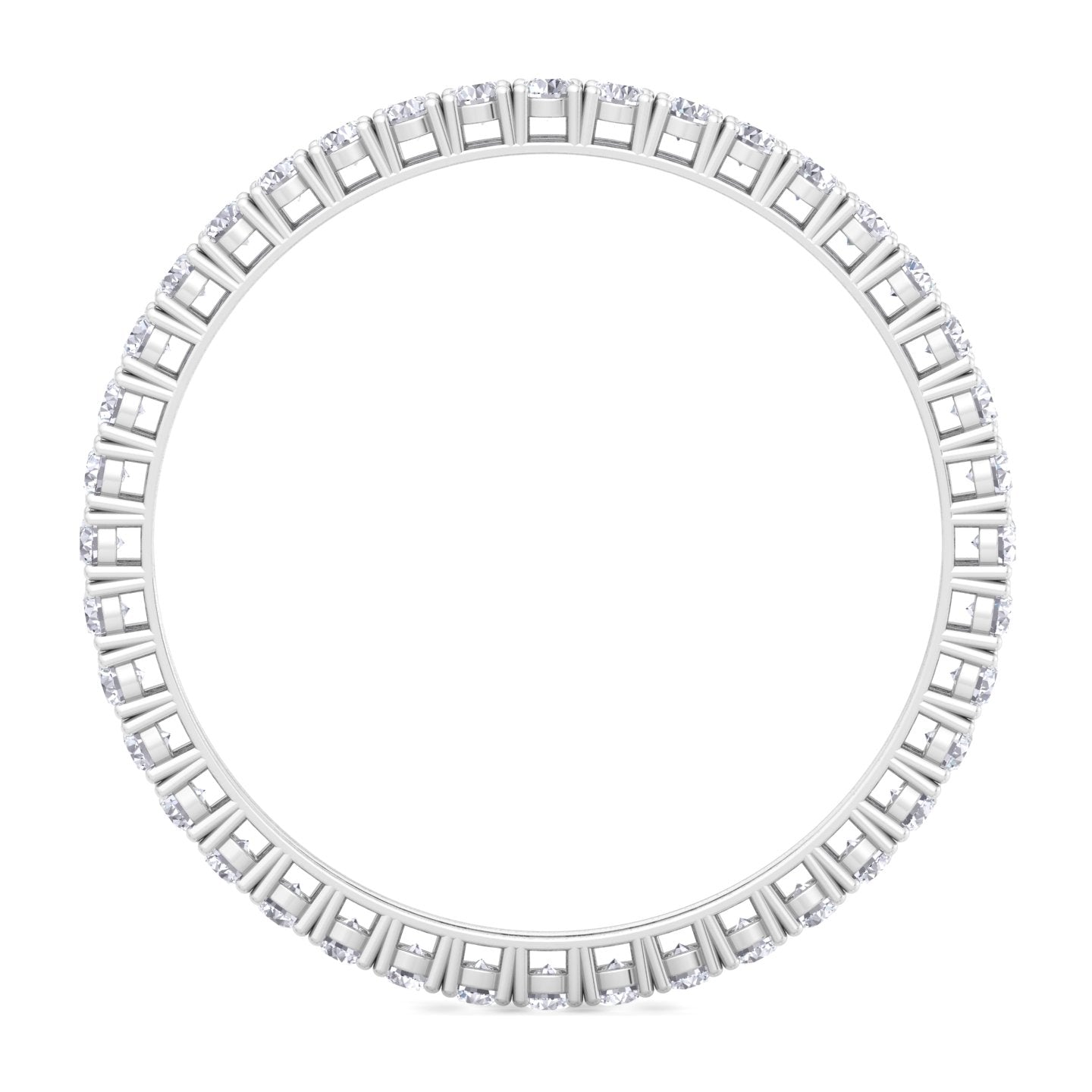 50 pointer round cut lab grown diamond bangle