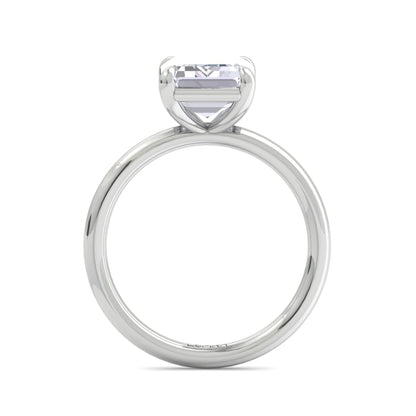 Bague Liberty avec diamant émeraude 3 carats