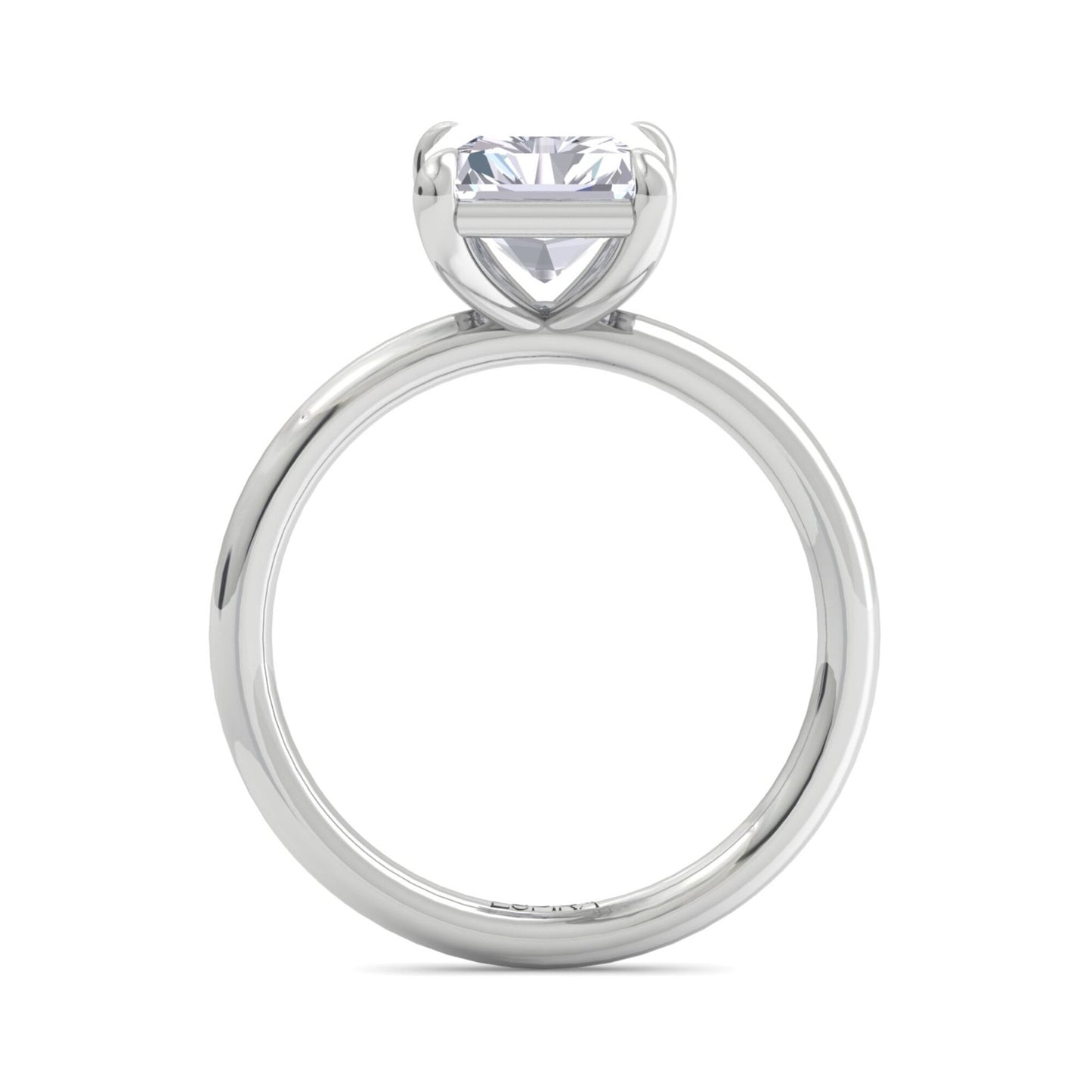 bague liberty avec diamant radiant de 3 carats