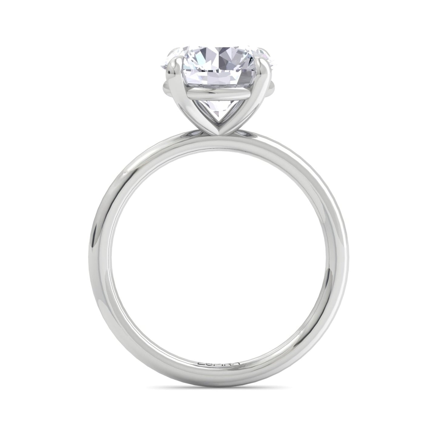 bague liberty en diamant rond de 3 carats