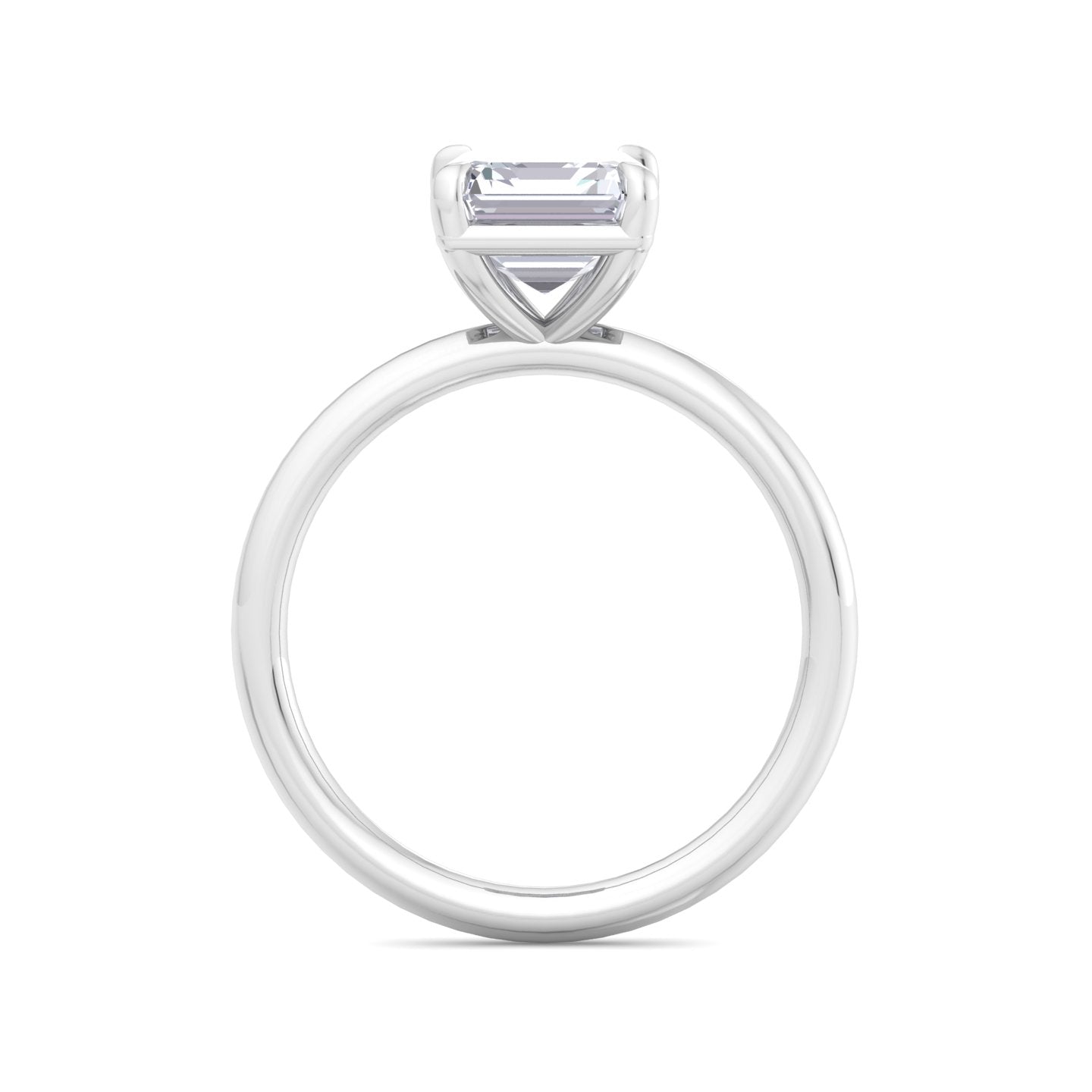 bague liberty avec diamant asscher de 2 carats
