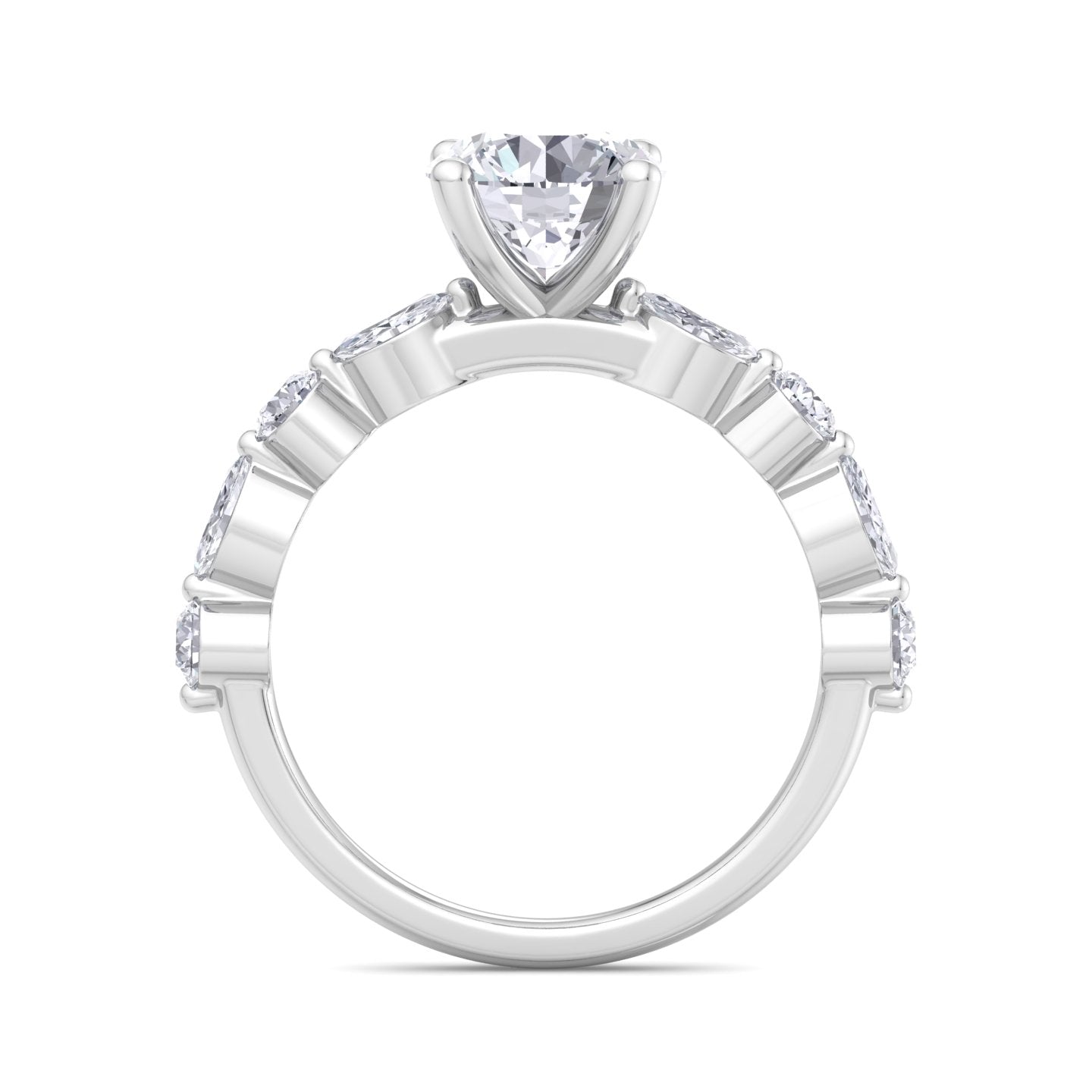 florence round diamond ring