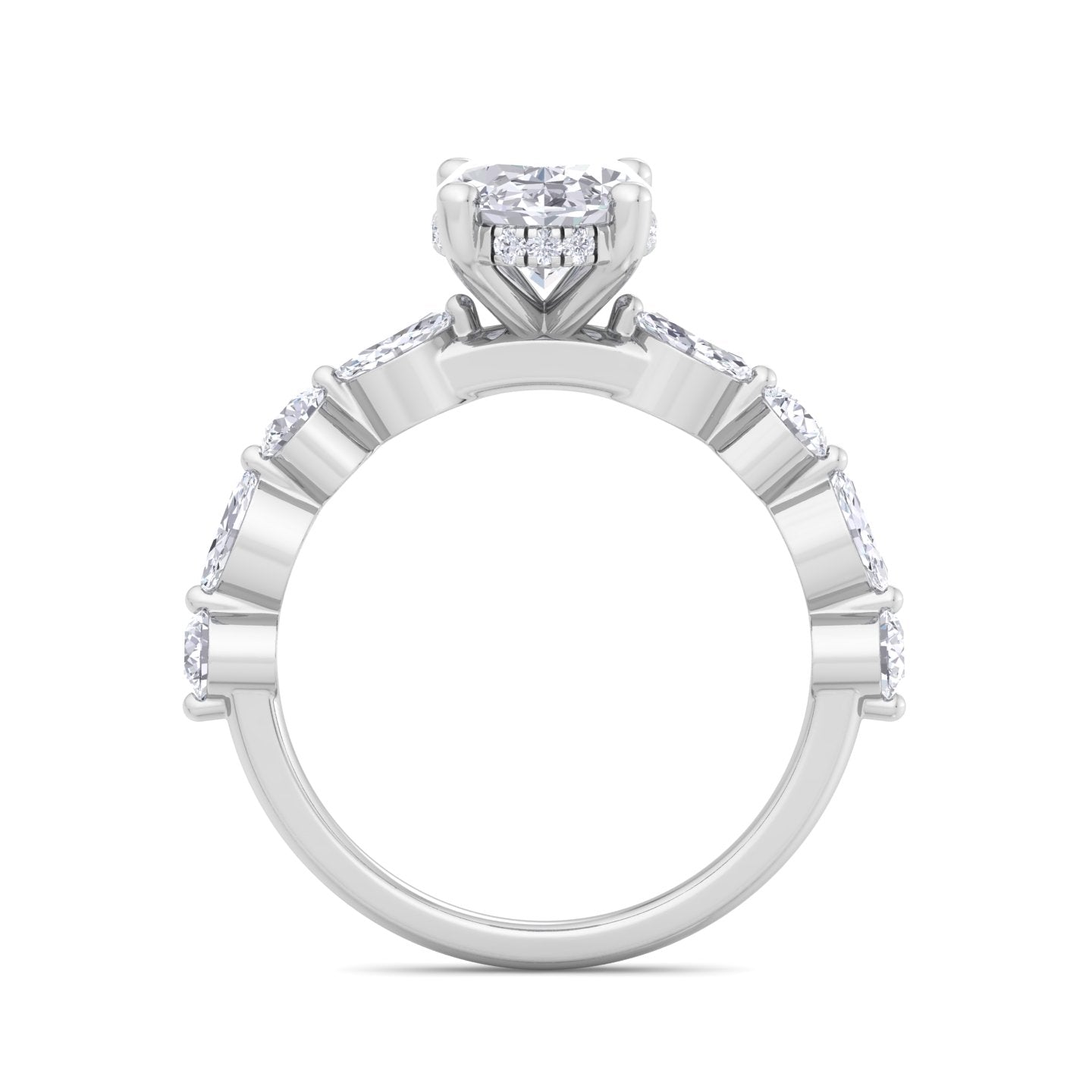 florence plus oval diamond ring