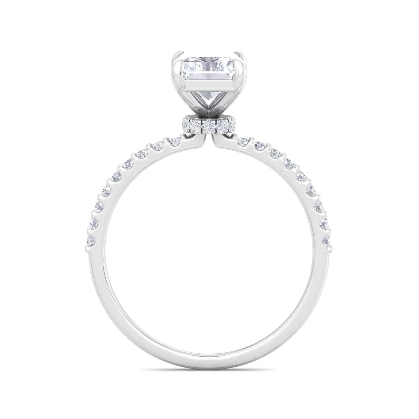 paradise radiant diamond ring