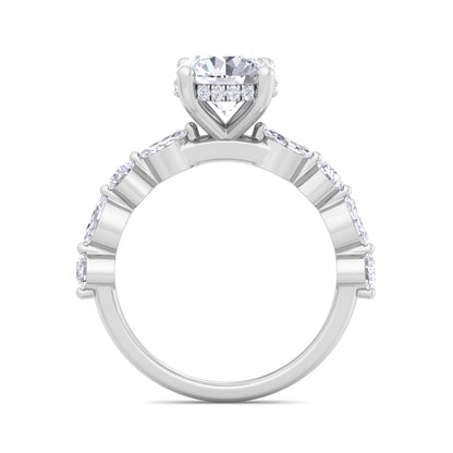 Florence Plus Round Diamond Ring