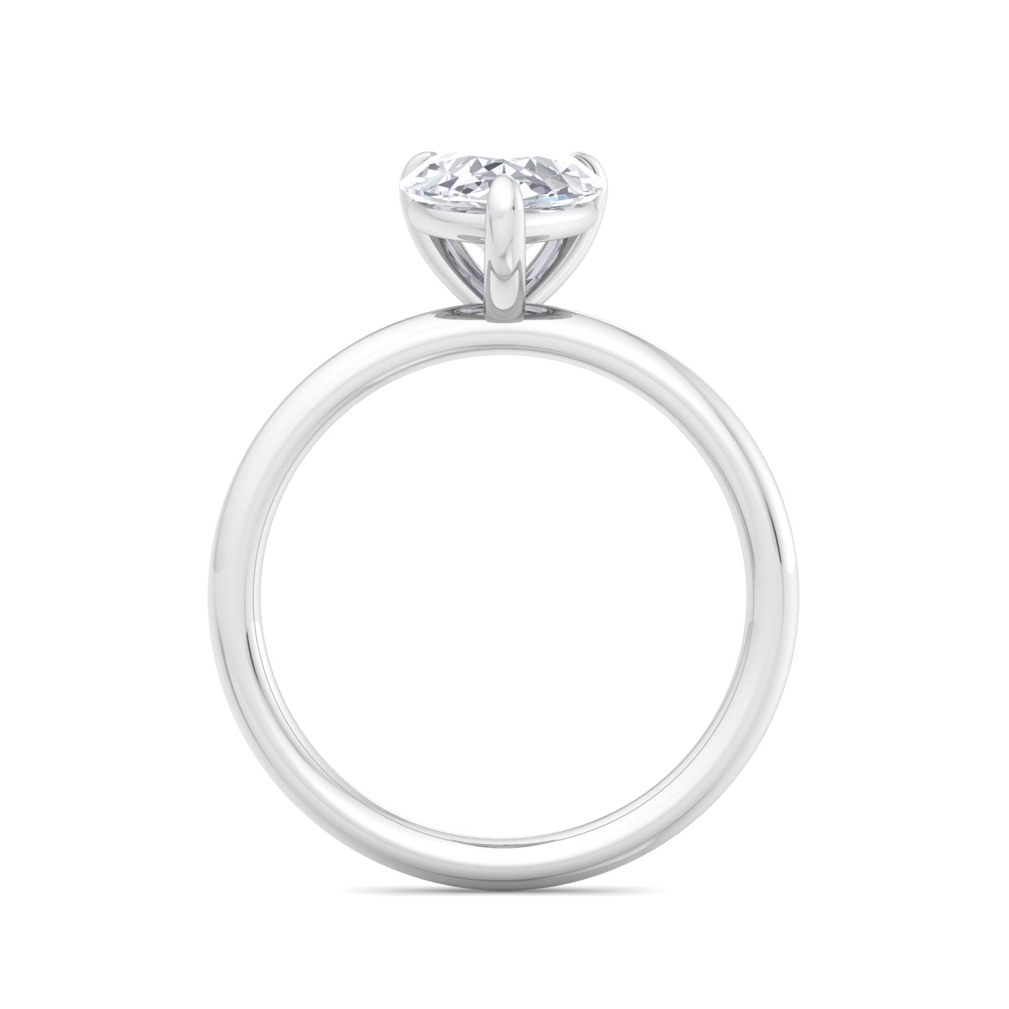 bague liberty en diamant poire de 2 carats