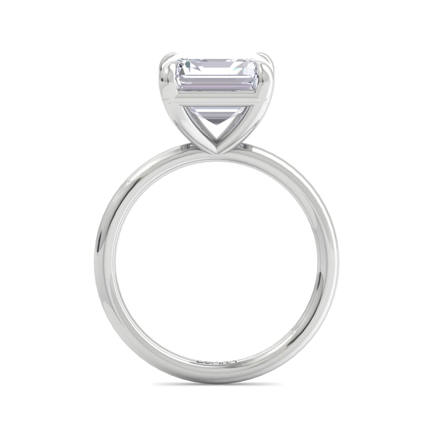 bague liberty avec diamant asscher 4 carats