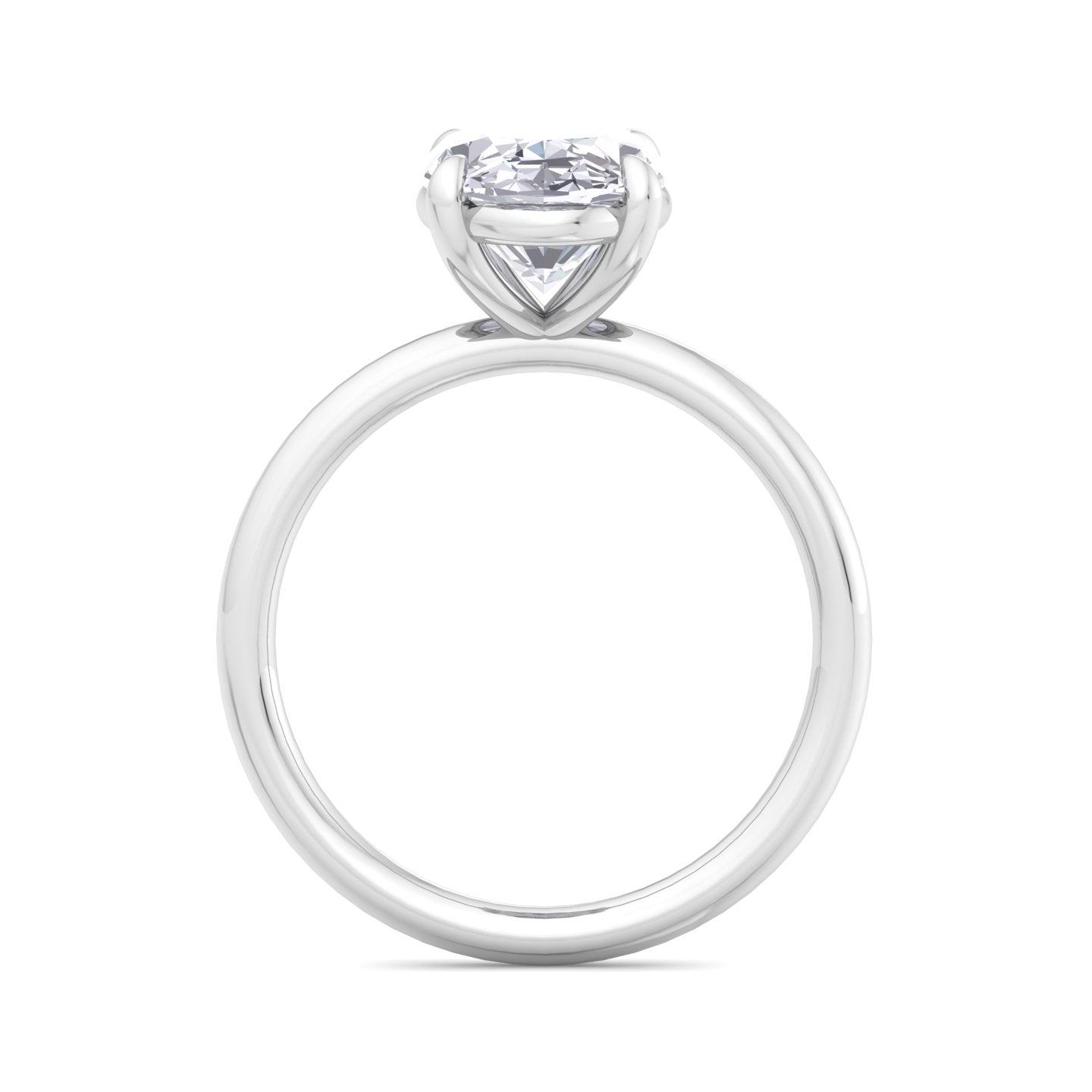 bague liberty avec diamant ovale de 3 carats