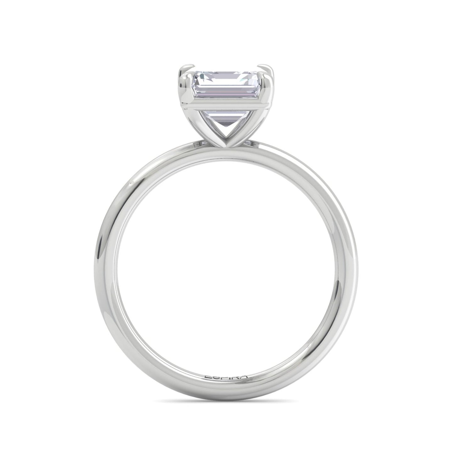 bague liberty avec diamant asscher de 2 carats