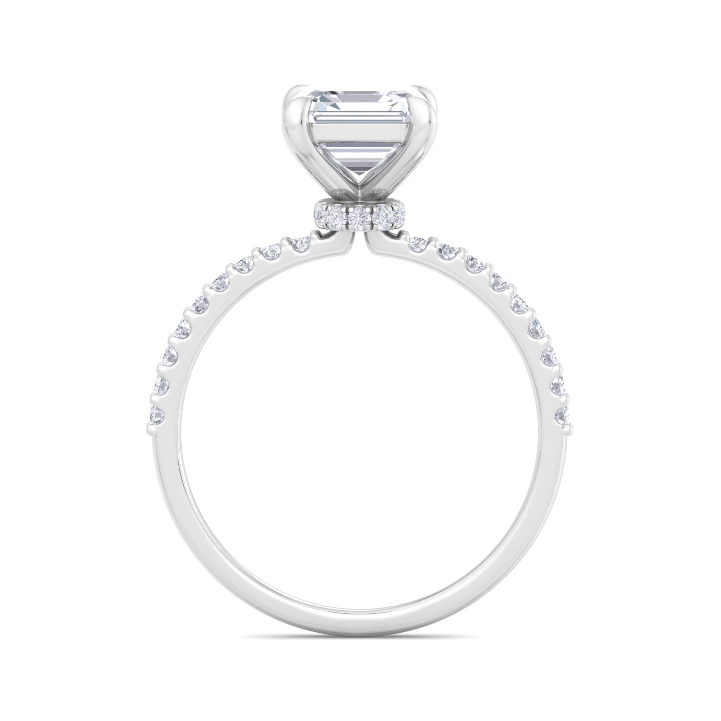 paradise asscher diamond ring