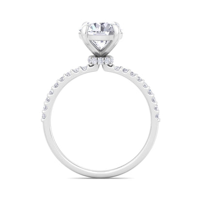 Bague en diamant rond Sundara 