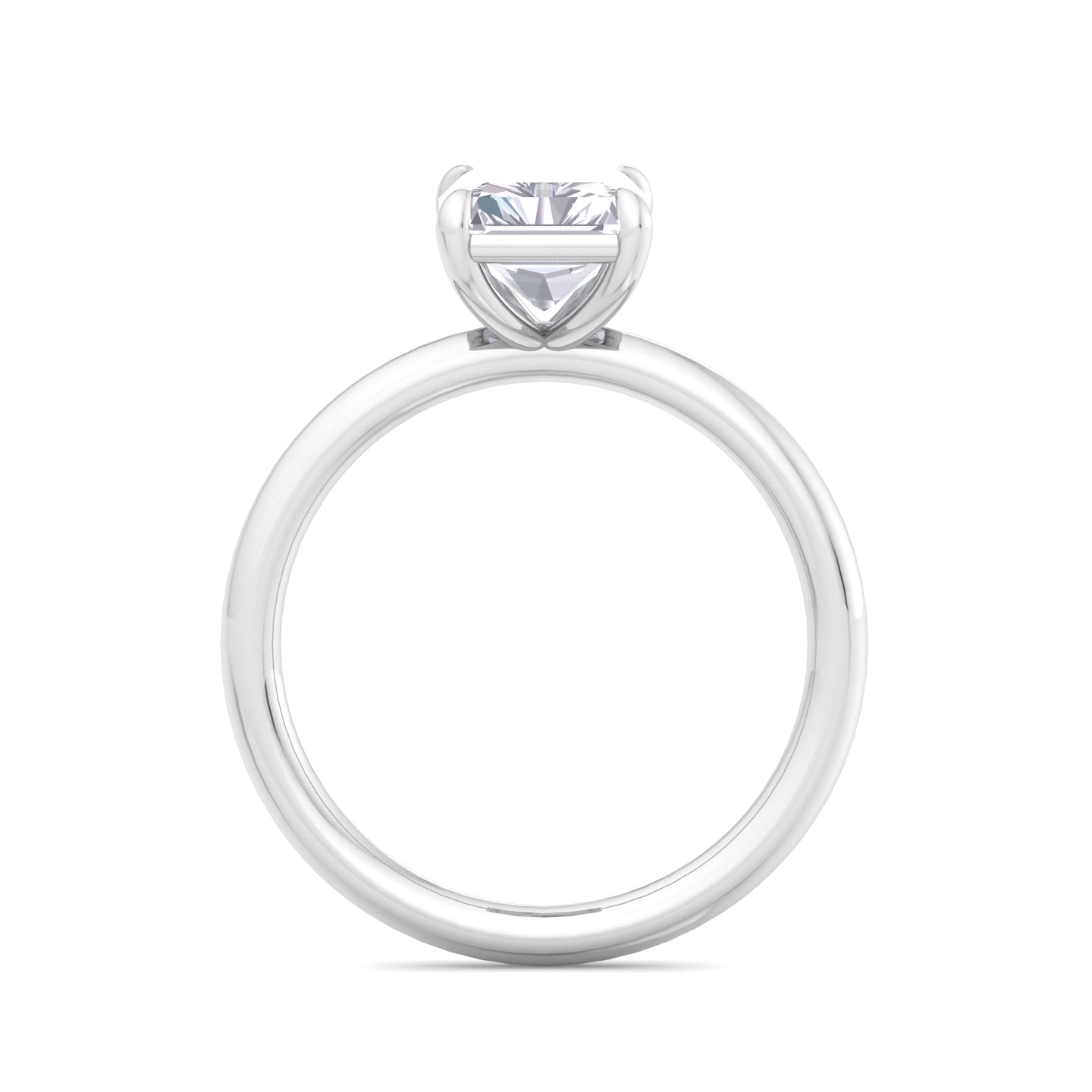 bague liberty avec diamant radiant de 2 carats