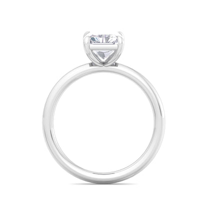 Bague Liberty avec diamant radiant de 2 carats