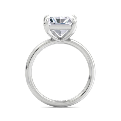 Bague Liberty avec diamant radiant de 4 carats