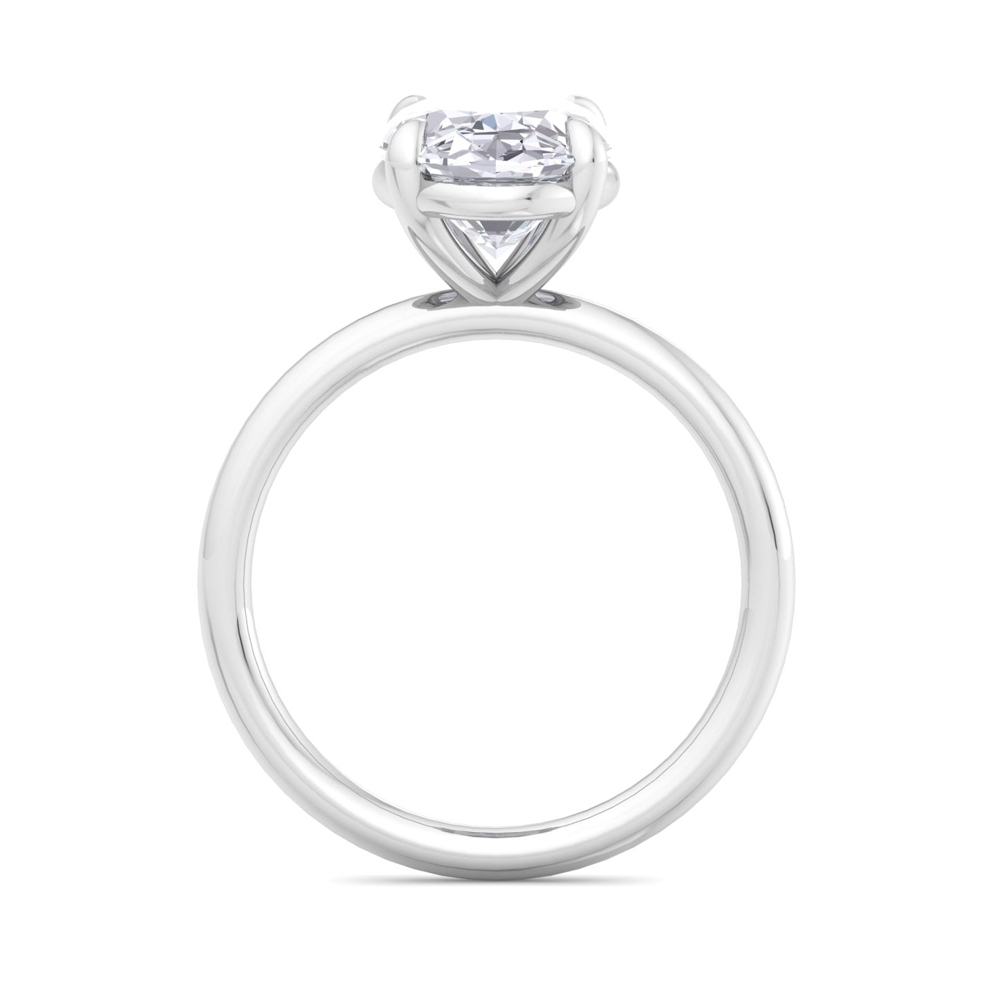 bague liberty avec diamant ovale de 4 carats