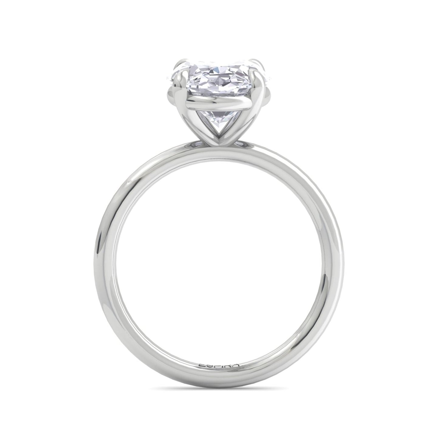 bague liberty avec diamant ovale de 4 carats