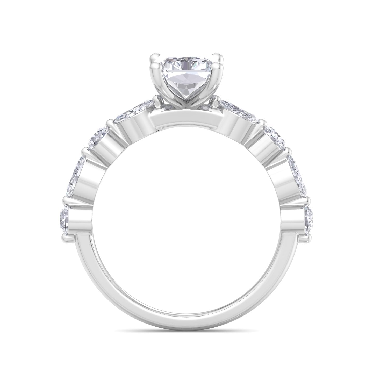 florence radiant diamond ring