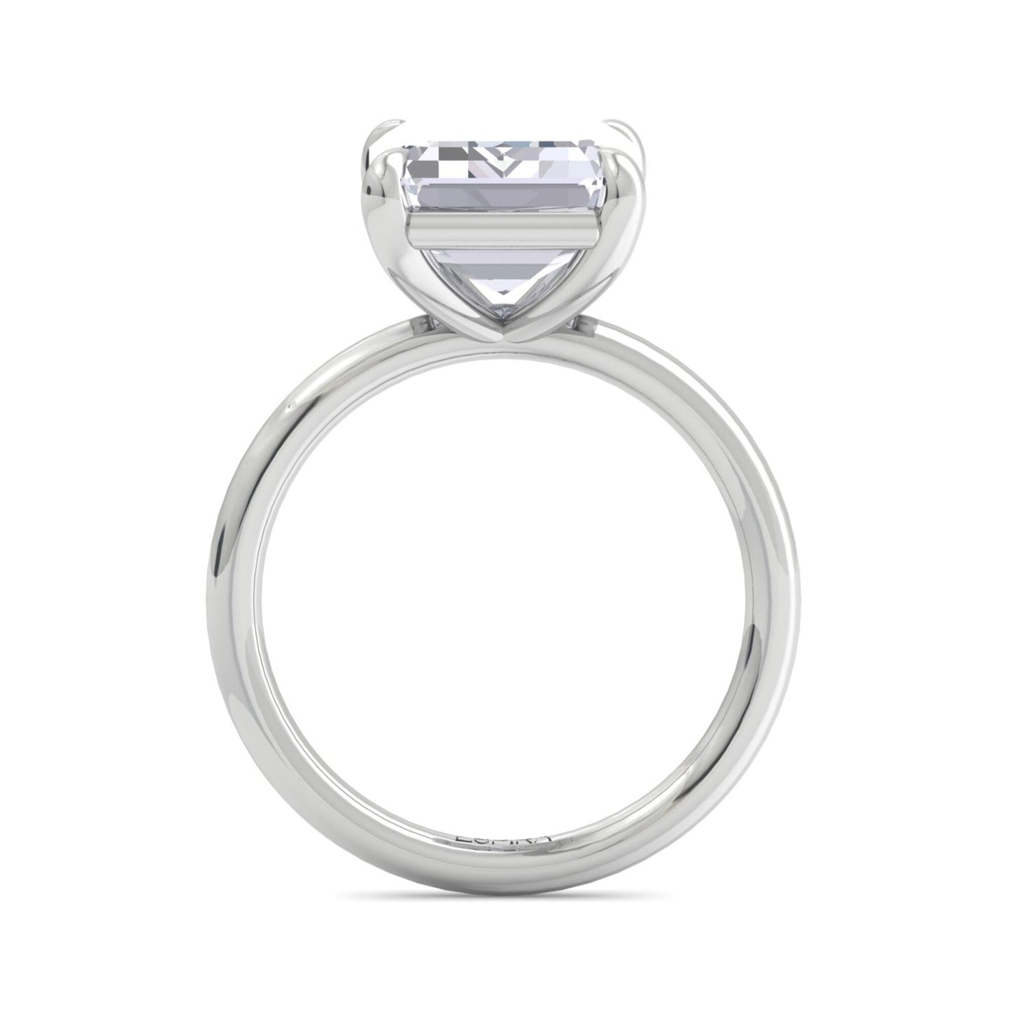 bague liberty avec diamant émeraude 4 carats