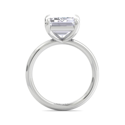 Bague Liberty avec diamant émeraude 4 carats