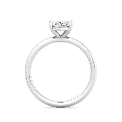 Bague Liberty avec diamant marquise de 2 carats