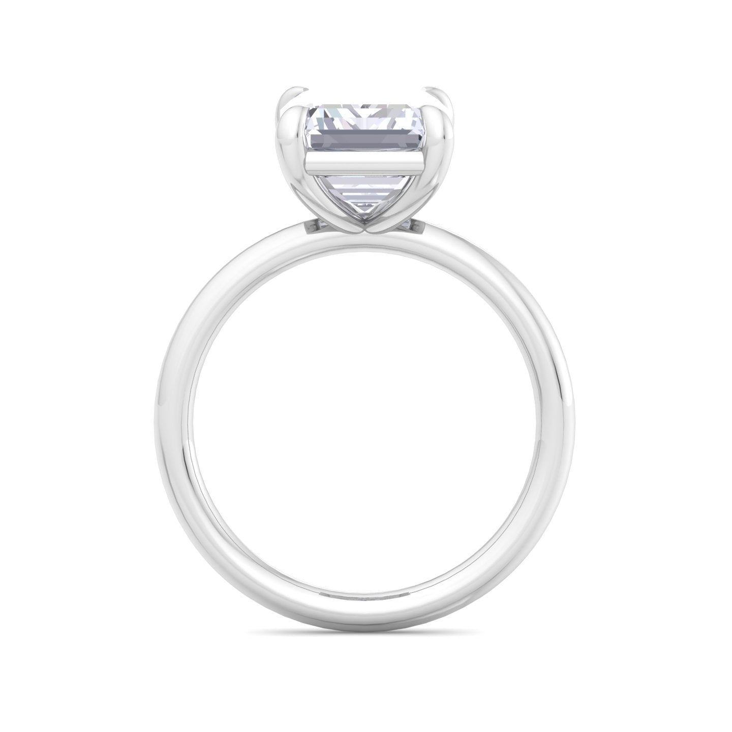 bague liberty avec diamant émeraude 4 carats