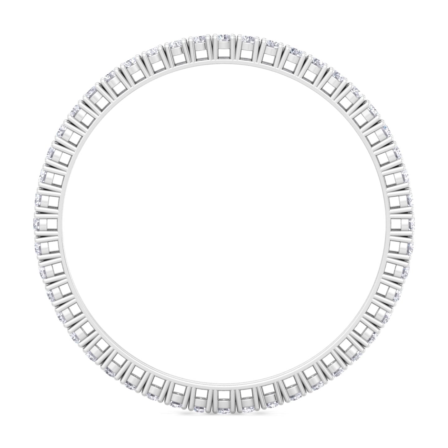 25 pointer round cut lab grown diamond bangle