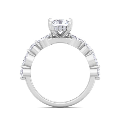 Florence Plus Radiant Diamond Ring