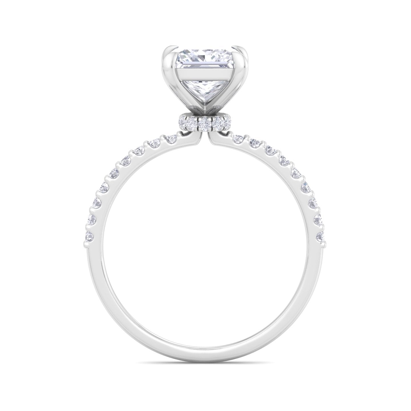 paradise princess diamond ring