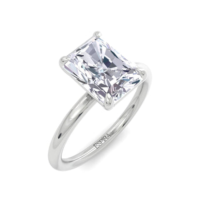 Bague Liberty avec diamant radiant de 2 carats