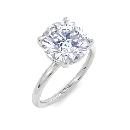 Bague Liberty en diamant rond de 3 carats